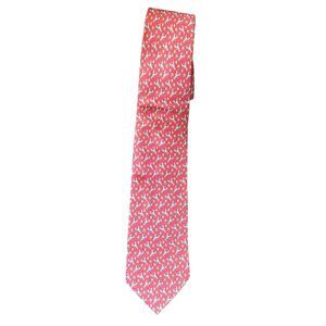 VINEYARD‎ VINES Lobster Print Silk Tie Red